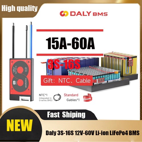 Daly bms 16s 24v - 3s-16s, 48v