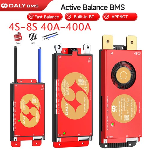 Daly bms 12v 48v - 40-400a, 1a
