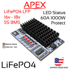 5S 60A 18V LiFePO4 LFP BMS