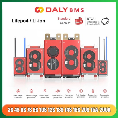Daly bms lifepo4 12s 20s - daly, 3s