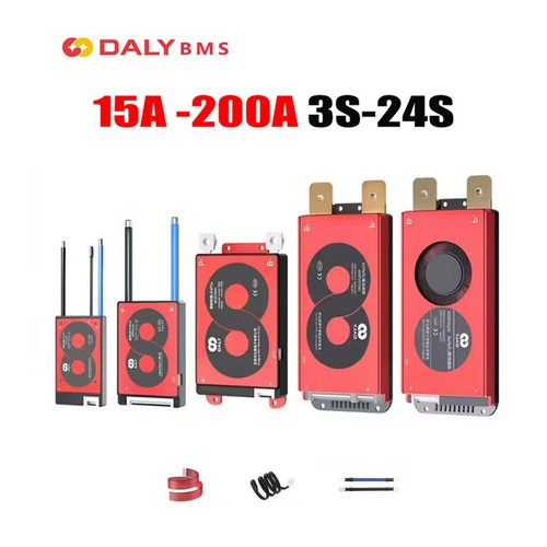 Daly bms lifepo4 ion 24s - daly, 3s-24s