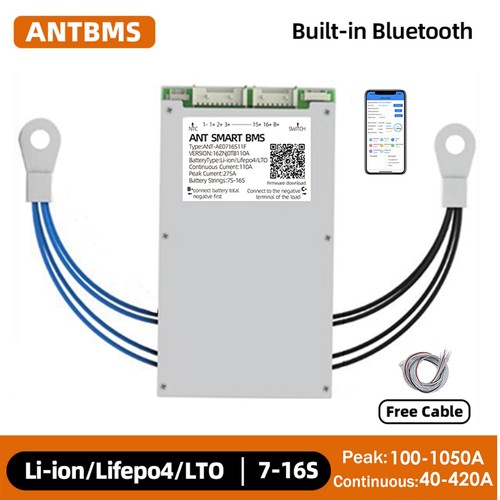 Ant smart bms - bms, 40a-420a